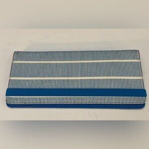 Kate Spade Saturday Blue and White Striped Wallet/Credit Card Holder